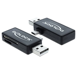 DeLOCK 91731 lecteur de carte mémoire USB 2.0 Noir