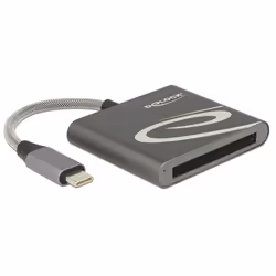 DeLOCK 91745, CFast, CFast 2.0, Noir, Argent, 5000 Mbit/s, Aluminium, Linux Kernel 2.6 or above Mac OS 10.9 or above Windows  ...