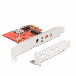 DeLOCK 91748, CF, Métallique, Rouge, PCI Express, Windows 10, Windows 10 Pro x64, Windows 7, Windows 7 x64, Windows 8.1, Wind ...
