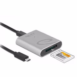 DeLOCK 91751, CFexpress, Argent, 10000 Mbit/s, Aluminium, - Windows 7 32-bit / 7 64-bit / 8.1 32-bit / 8.1 64-bit / 10 32-bit ...