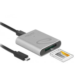 DeLOCK 91751 lecteur de carte mémoire USB 3.2 Gen 1 (3.1 Gen 1) Type-C Argent