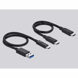 DeLOCK 91754 lecteur de carte mémoire USB 3.2 Gen 1 (3.1 Gen 1) Type-C Gris