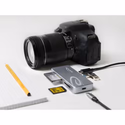 DeLOCK 91754 lecteur de carte mémoire USB 3.2 Gen 1 (3.1 Gen 1) Type-C Gris - Vue supplémentaire 4