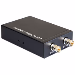 DeLOCK 93237, BNC, BNC, HDMI-A, Noir
