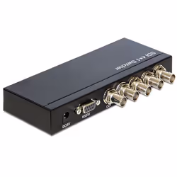 DeLOCK 93251, BNC, Métal, Noir, 3 W, 82 x 162 x 25 mm, 1 pièce(s)