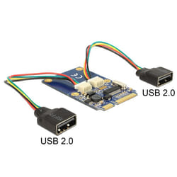 DeLOCK 95242 carte et adaptateur d'interfaces Interne USB 2.0