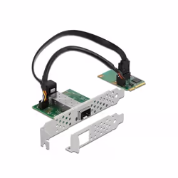 DeLOCK 95267, Mini PCI Express, SFP, Hauteur totale / Demi-longueur