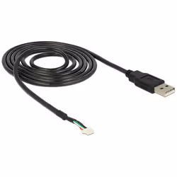 DeLOCK 95986 câble d'appareil photo 1,5 m Noir