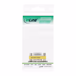 InLine 37724 connecteur de fils F/F Argent