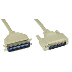 InLine 11442 câble Série Beige 2 m DB25 C36