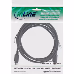 InLine 89950 câble S-video 2 m S-Video (4-pin) Noir
