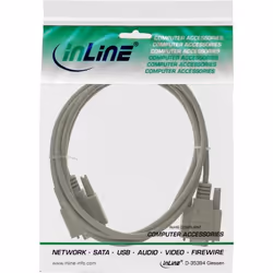InLine 4043718002702 câble Série Beige 5 m DB-9