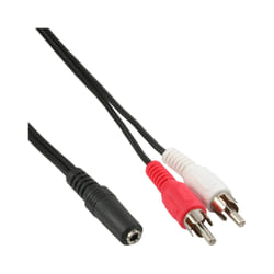InLine 89940 câble audio 1,5 m 3,5mm Noir
