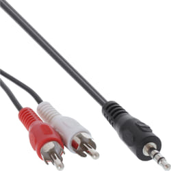 InLine 89939 câble audio 2 m 3,5mm Noir