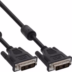 InLine 17762, 2 m, DVI-D, DVI-D, Noir, Mâle/Mâle