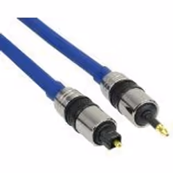 InLine 5m Premium 3.5mm/Toslink, 3,5mm, Mâle, Toslink, Mâle, 5 m, Bleu