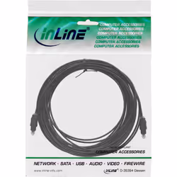 InLine 89923 câble audio 3 m Toslink Noir