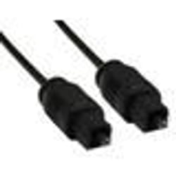 Câble audio numérique optique - INLINE - Toslink mâle/mâle - Fibre optique - 5m