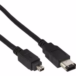 Câble FireWire - INLINE - 18m - IEEE1394 - 4 broches/6 broches mâle