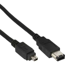 Câble FireWire - INLINE - 18m - IEEE1394 - 4 broches/6 broches mâle