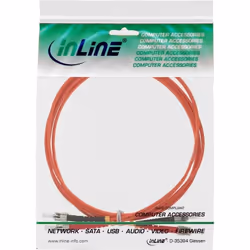 InLine 4043718007226 câble de fibre optique 2 m ST OM2 Orange