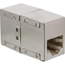 InLine 69990 changeur de genre de câble RJ45 female RJ-45 Argent
