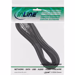 InLine 68817 câble de réseau Noir 10 m