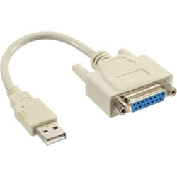 InLine 33101 câble Série Beige USB Type-A