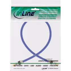 InLine 4043718018253 câble audio 2 m RCA Bleu