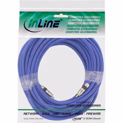 InLine 4043718018291 câble audio 15 m RCA Bleu