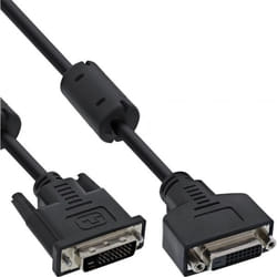InLine 4043718019564 câble DVI 5 m DVI-D Noir