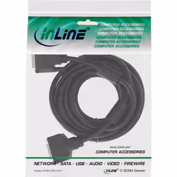 InLine 4043718019564 câble DVI 5 m DVI-D Noir