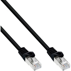 InLine 72550S câble de réseau Noir 0,5 m Cat5e SF/UTP (S-FTP)