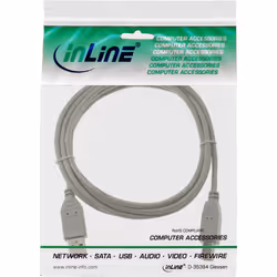 InLine 34550H câble USB 10 m USB A USB B Beige