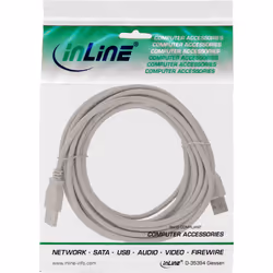 InLine 34318H câble USB 2 m USB A Beige