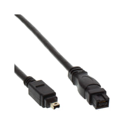 InLine 34902 câble firewire 1,8 m Noir