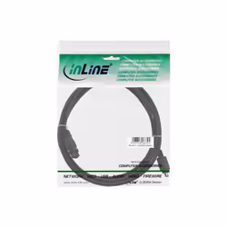 InLine 34902 câble firewire 1,8 m Noir