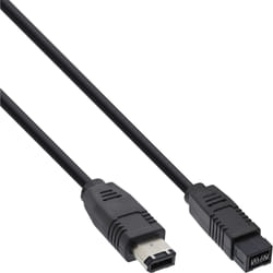 InLine 36903 câble firewire 3 m Noir
