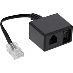 InLine 69943 câble de téléphone 0,15 m Noir