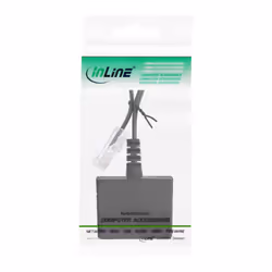 InLine 69943 câble de téléphone 0,15 m Noir