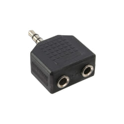 InLine 99301 changeur de genre de câble 3.5mm jack female 2x 3.5mm Noir