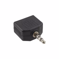 InLine 99301 changeur de genre de câble 3.5mm jack female 2x 3.5mm Noir