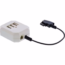 InLine 69905, 0,2 m, TAE (F), TAE (N) + RJ-11, Beige