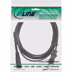 InLine 16654U câble électrique Noir 1,8 m