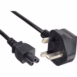 InLine 4043718032662, 2 m, BS 1363, Coupleur C5, 250 V, 2.5 A