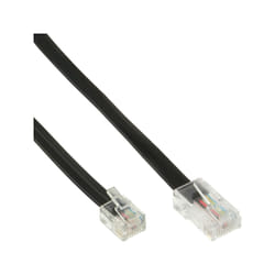 InLine 18868 câble de téléphone 15 m Noir