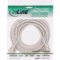 InLine 4043718035601 câble Série Beige 20 m DB-9