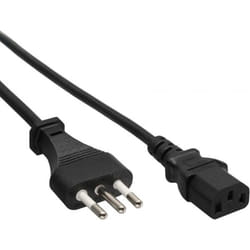 InLine 4043718038084 câble électrique Noir 1,8 m Prise d'alimentation type L Coupleur C13