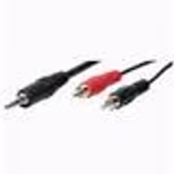 InLine 89939S, 2 x RCA, Mâle, 3,5mm, Mâle, 1,5 m, Noir