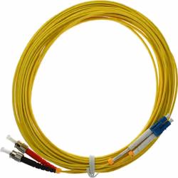 InLine 4043718040780 câble de fibre optique 10 m LC ST OM2 Jaune